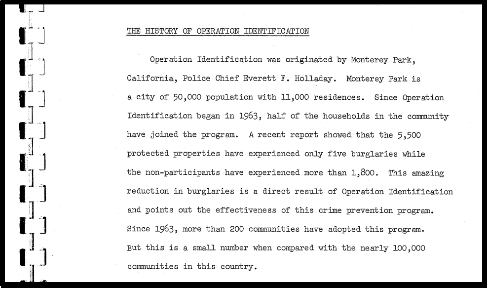 Everett Holladay, Chief of Police